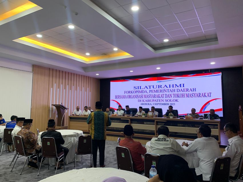 Silaturahmi Forkopimda, Pemerintah Daerah, Organisasi Masyarakat dan Tokoh Masyarakat Kabupaten Solok