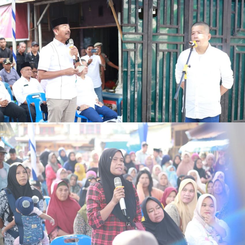 Polemik Pedagang Enggan Pindah, Saipullah Nasution dan Erwin Lubis Lakukan Gebrakan "Gratiskan Sewa Los Pasar Tapanuli dan Ikuti Aturan"