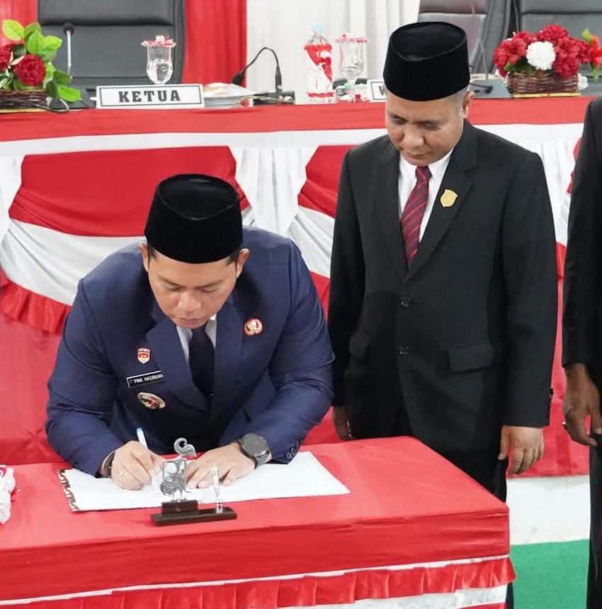 DPRD Palas Sahkan P-APBD 2025,  Fokus Pada Efisiensi Anggaran