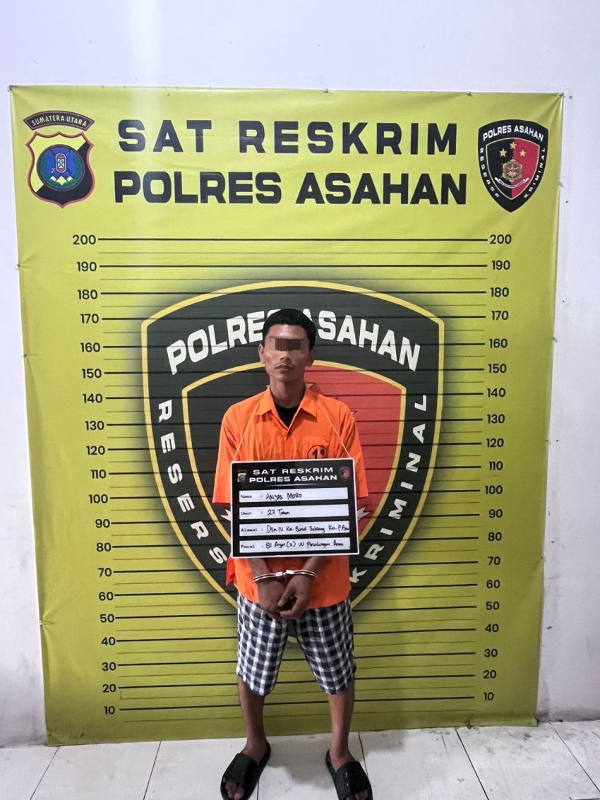 Pelaku Persetubuhan Anak di Desa Bunut Sebrang Diamankan Polres Asahan