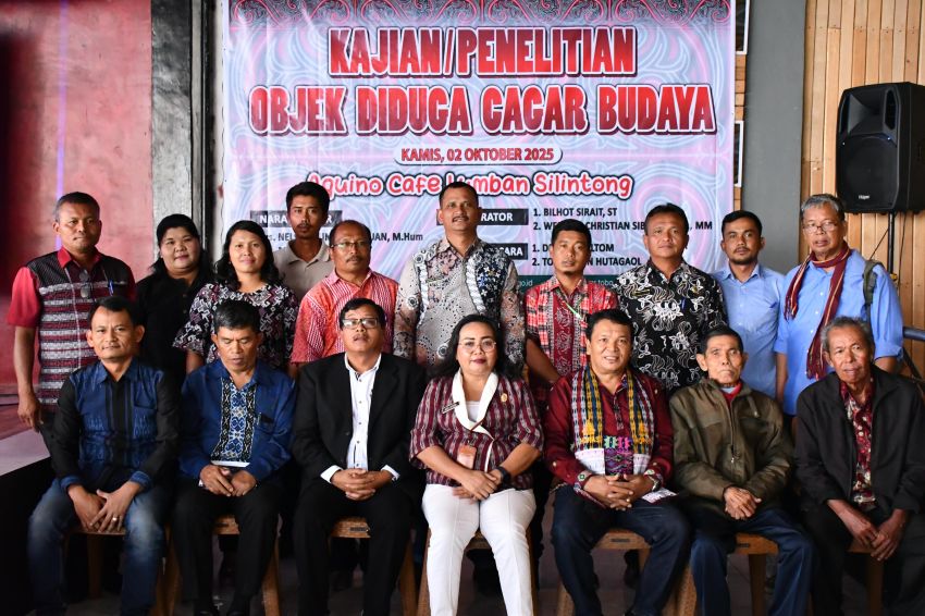 Disbudpar Toba Gelar Kajian Objek Diduga Cagar Budaya