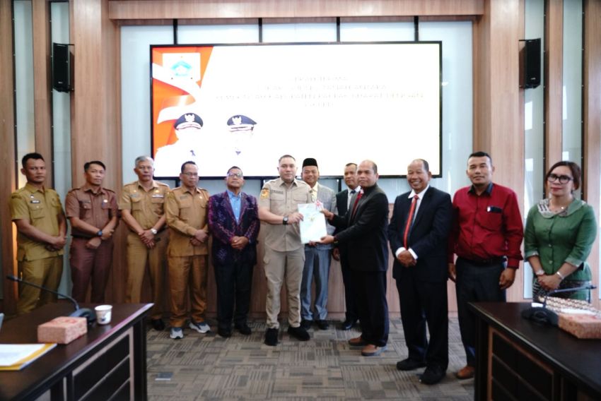 Pemkab Pakpak Bharat Bersama GKPPD Menyepakati Tukar Guling Tanah