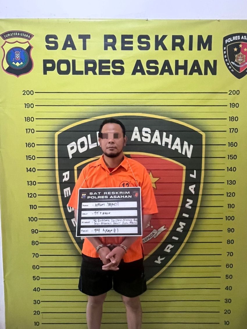 Pelaku KDRT Ditangkap Polres Asahan
